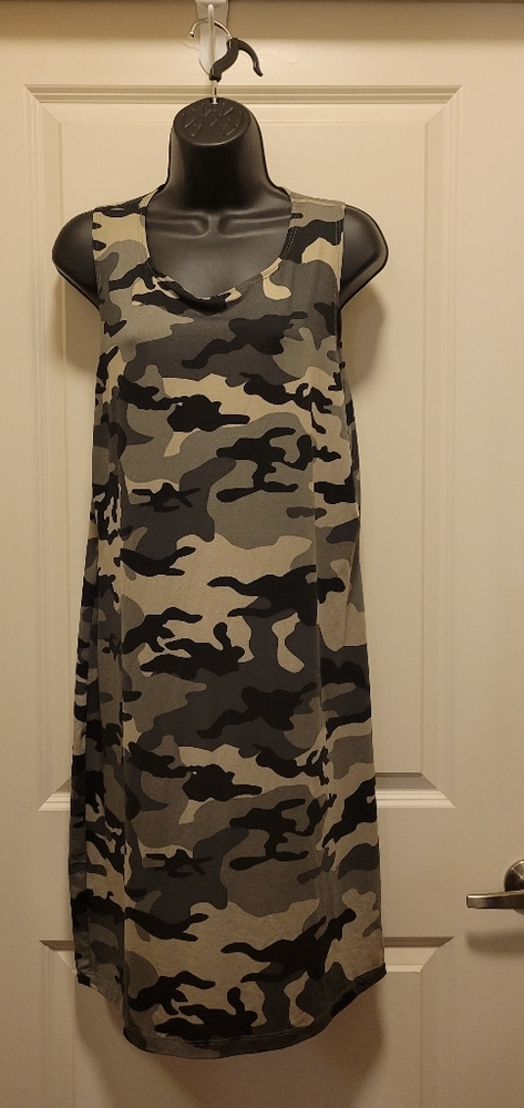 Camo Plus Size Stretch Dress